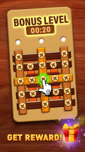 اسکرین شات 5 برنامه Wood Nuts & Bolts: Unscrew Pin