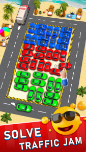 اسکرین شات 1 برنامه Unblock Parking Jam Car Games