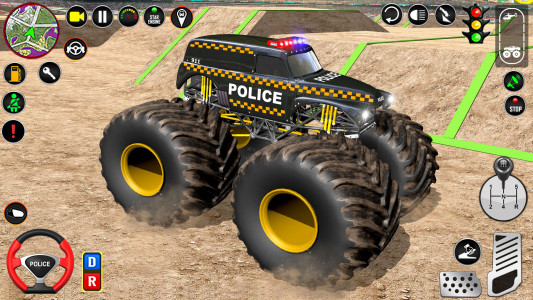 اسکرین شات برنامه Police Monster Truck Car Games 6