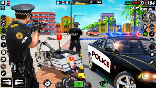 اسکرین شات برنامه Police Moto Bike Chase Crime 1