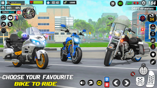 اسکرین شات برنامه Police Moto Bike Chase Crime 2