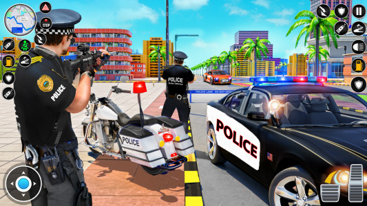 اسکرین شات برنامه Police Moto Bike Chase Crime 2