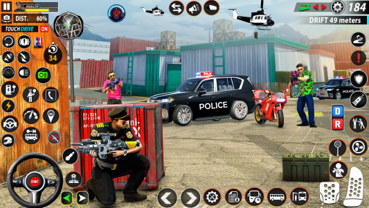 اسکرین شات برنامه Police Moto Bike Chase Crime 8