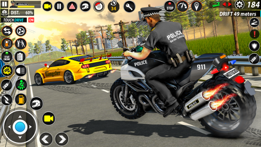 اسکرین شات برنامه Police Moto Bike Chase Crime 5