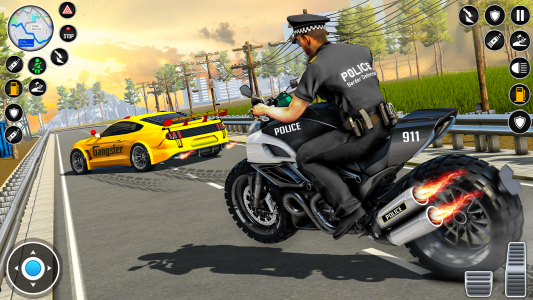 اسکرین شات برنامه Police Moto Bike Chase Crime 8