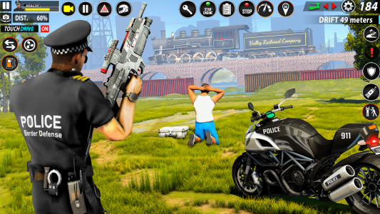 اسکرین شات برنامه Police Moto Bike Chase Crime 4