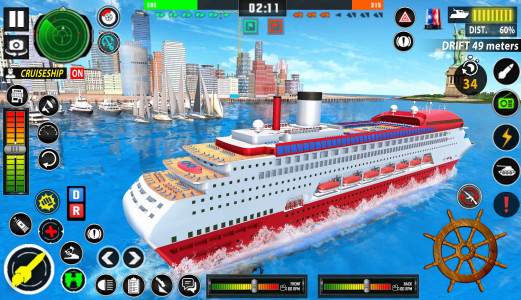 اسکرین شات برنامه Cruise Ship Driving Simulator 5