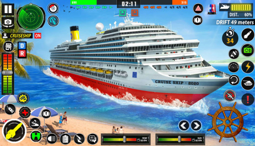 اسکرین شات برنامه Cruise Ship Driving Simulator 1
