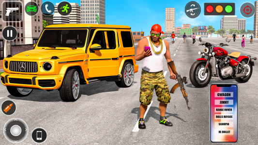 اسکرین شات 1 برنامه Indian Gangster Bike Games