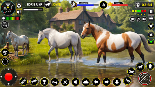 اسکرین شات برنامه Wild Horse Family Simulator 3