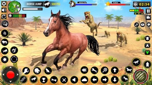 اسکرین شات برنامه Wild Horse Family Simulator 7