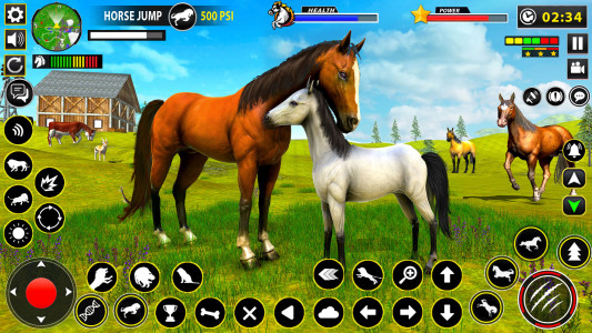 اسکرین شات برنامه Wild Horse Family Simulator 5