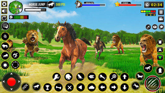 اسکرین شات برنامه Wild Horse Family Simulator 8