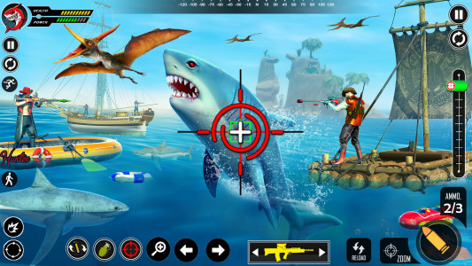 اسکرین شات بازی Shark Attack FPS Sniper Game 2
