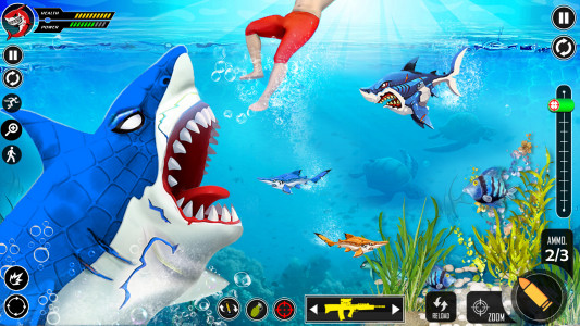 اسکرین شات بازی Shark Attack FPS Sniper Game 1