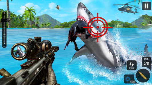 اسکرین شات بازی Shark Attack FPS Sniper Game 6