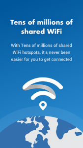 اسکرین شات برنامه WeShare: Share WiFi Worldwide freely 1