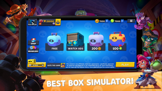 اسکرین شات بازی Boxes Simulation for Brawl BS 1