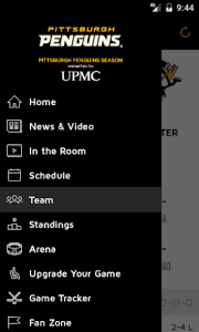 اسکرین شات برنامه Pittsburgh Penguins Mobile 4
