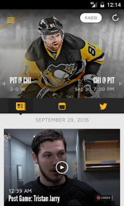 اسکرین شات برنامه Pittsburgh Penguins Mobile 3