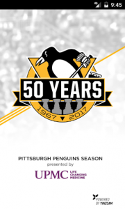 اسکرین شات برنامه Pittsburgh Penguins Mobile 1