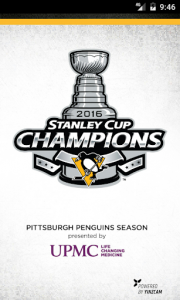 اسکرین شات برنامه Pittsburgh Penguins Mobile 2