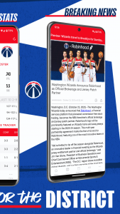 اسکرین شات 3 برنامه Washington Wizards Mobile