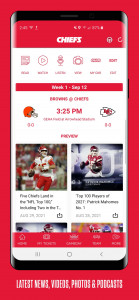 اسکرین شات 2 برنامه Chiefs Mobile