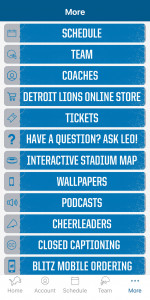 اسکرین شات 3 برنامه Detroit Lions Mobile