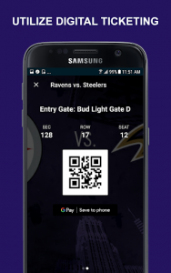 اسکرین شات برنامه Baltimore Ravens Mobile 4