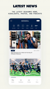 اسکرین شات 3 برنامه Seattle Seahawks Mobile