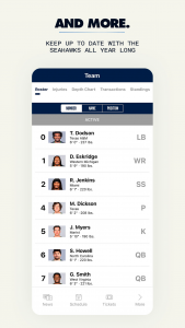 اسکرین شات 7 برنامه Seattle Seahawks Mobile