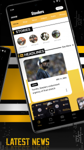 اسکرین شات 2 برنامه Pittsburgh Steelers