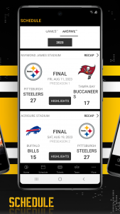 اسکرین شات 3 برنامه Pittsburgh Steelers