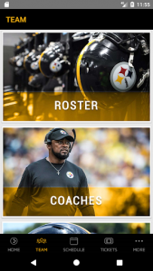 اسکرین شات برنامه Pittsburgh Steelers 3