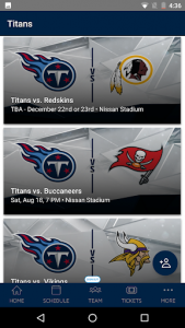 اسکرین شات برنامه Tennessee Titans Mobile 3