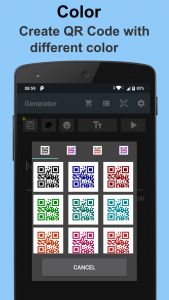 اسکرین شات برنامه QR Code Generator 7