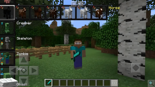 اسکرین شات 6 برنامه Morphing into Mobs Mod in MCPE