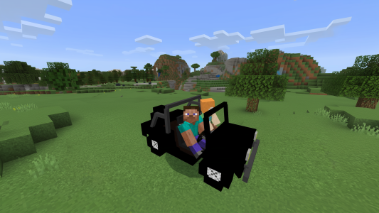 اسکرین شات 4 برنامه Cars addon for Minecraft