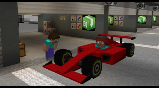 اسکرین شات 3 برنامه Cars addon for Minecraft