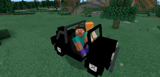 اسکرین شات 4 برنامه Cars addon for Minecraft