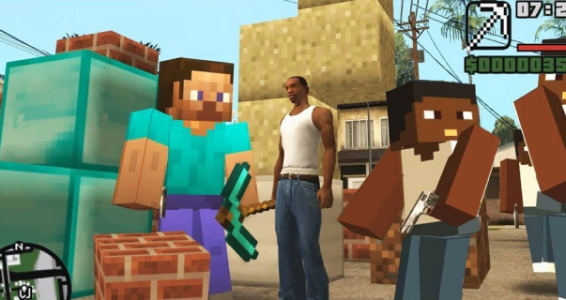 اسکرین شات برنامه SA GTA in Minecraft PE 3