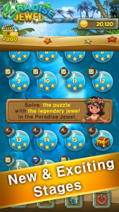 اسکرین شات بازی Paradise Jewel: Match 3 Puzzle 2