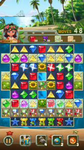 اسکرین شات بازی Paradise Jewel: Match 3 Puzzle 5