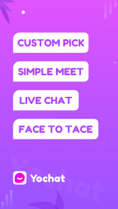 اسکرین شات برنامه Yochat - random video chat 1