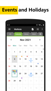 اسکرین شات برنامه WeNote: Notes Notebook Notepad 6