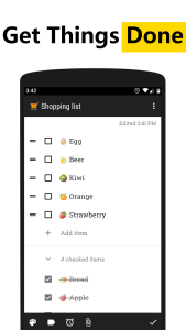 اسکرین شات 2 برنامه WeNote: Notes Notepad Notebook