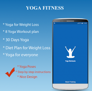 اسکرین شات برنامه Yoga Workout - Yoga Fitness for Weight Loss 1