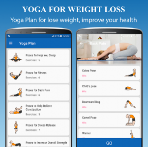 اسکرین شات برنامه Yoga Workout - Yoga Fitness for Weight Loss 2