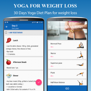 اسکرین شات برنامه Yoga Workout - Yoga Fitness for Weight Loss 4